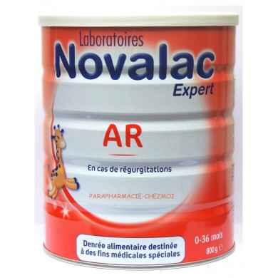 NOVALAC Expert AR Anti Régurgitation 0 - 36 mois Boite de 800 grammes NOVALAC Expert AR Anti Régurgitation 0 - 36 mois Boite de 800 grammes