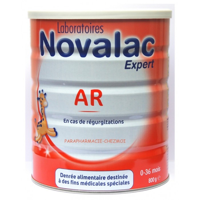 NOVALAC Expert AR Anti Régurgitation 0 - 36 mois Boite de 800 grammes NOVALAC Expert AR Anti Régurgitation 0 - 36 mois Boite de 800 grammes