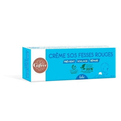GIFRER Crème S.O.S Fesses rouges Tube de 100 ml GIFRER Crème S.O.S Fesses rouges Tube de 100 ml