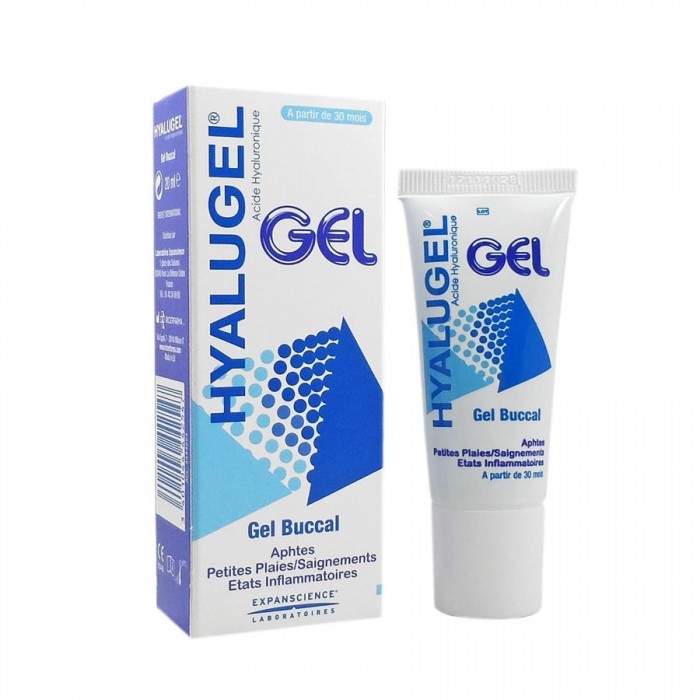 HYALUGEL Gel buccal à partir de 30 mois Tube de 20 ml HYALUGEL Gel buccal à partir de 30 mois Tube de 20 ml