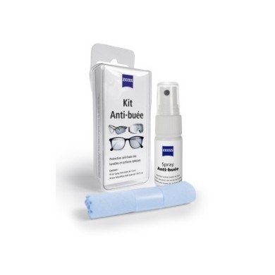 ZEISS KIT ANTI BUEE pour lunettes et surfaces optiques ZEISS KIT ANTI BUEE pour lunettes et surfaces optiques