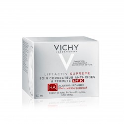 VICHY LIFTACTIV SUPREME SOIN CORRECTEUR ANTI-RIDES ET FERMETE SPF30 Pot de 50 ml VICHY LIFTACTIV SUPREME SOIN CORRECTEUR ANTI-RIDES ET FERMETE SPF30 Pot de 50 ml