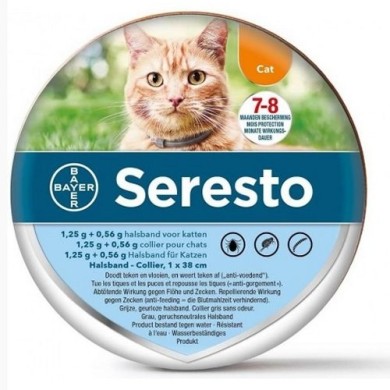 SERESTO Collier anti puces pour les chats Boite de 1 SERESTO Collier anti puces pour les chats Boite de 1