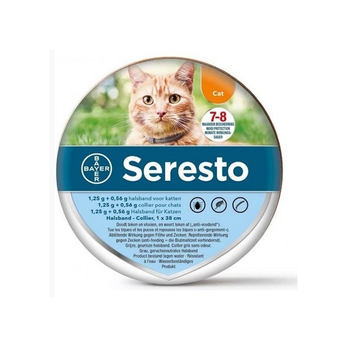 SERESTO Collier anti puces pour les chats Boite de 1
