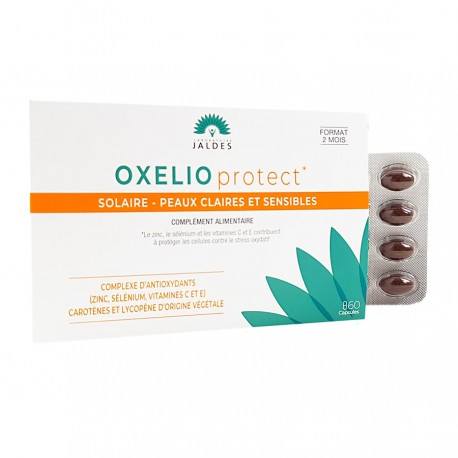 OXELIO Protect Solaire Boite de 60 capsules pour peaux claires