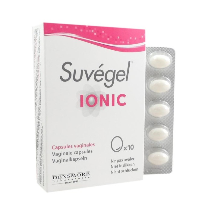 SUVEGEL IONIC Boite de 10 capsules vaginales