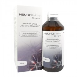 NEUROTIDINE 50Mg/ml Denrée alimentaire destinée à des fins médicales spéciales Flacon de 500 ml NEUROTIDINE 50Mg/ml Denrée alimentaire destinée à des fins médicales spéciales Flacon de 500 ml
