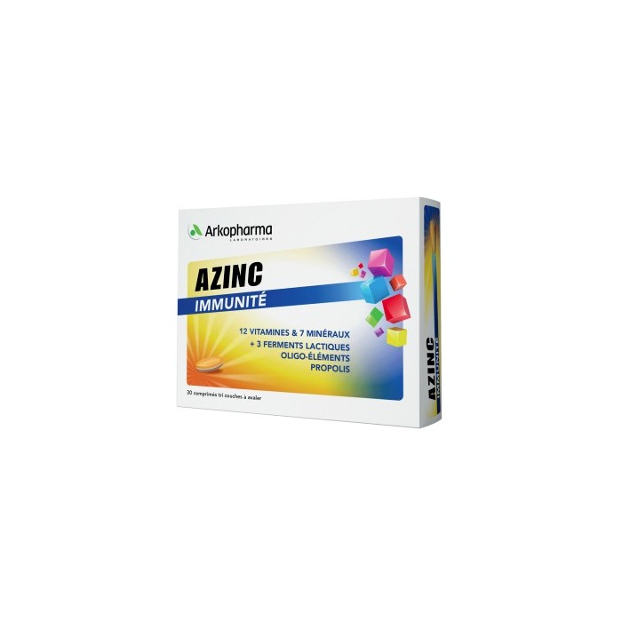 AZINC IMMUNITE Boite de 30 comprimés AZINC IMMUNITE Boite de 30 comprimés
