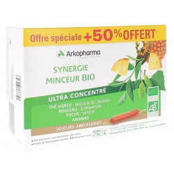 ARKOPHARMA Arkofluide Synergie minceur BIO Boite de 30 ampoules