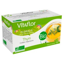 VITAFLOR THYM BIO Confort respiratoire Boite de 18 sachet