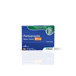 PANTOPRAZOLE 20 MG mylan Conseil Boite de 7 comprimés PANTOPRAZOLE 20 MG mylan Conseil Boite de 7 comprimés