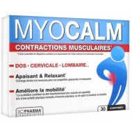 MYOCALM Contractions musculaire Boite de 30 comrpimés