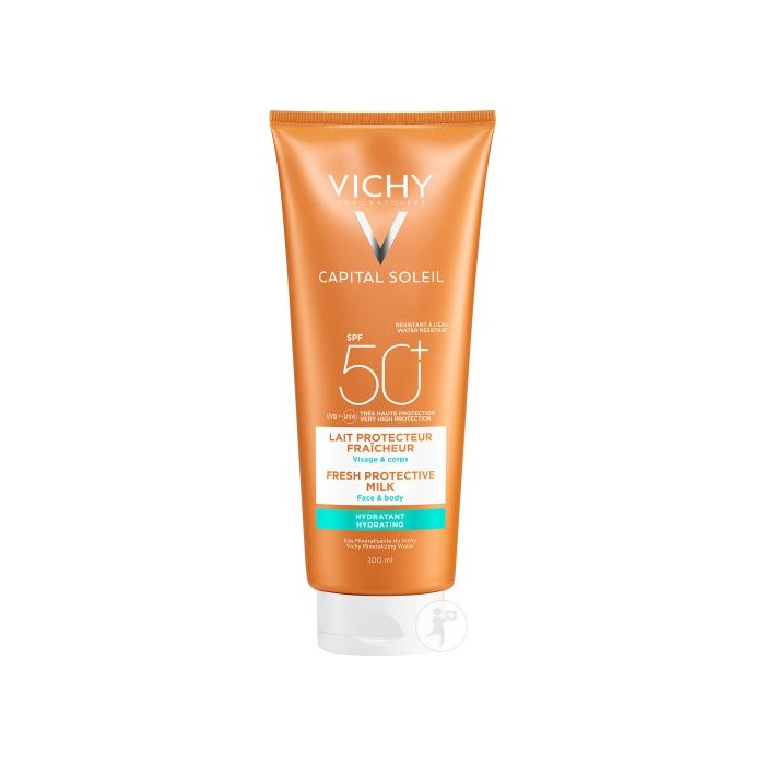 VICHY CAPITAL SOLEIL Lait protecteur fraîcheur SPF 50 + Tube de 300 ml