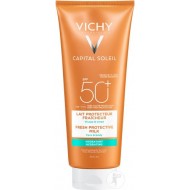 Vichy Capital Soleil Lait solaire visage et corps Eco-conçu SPF 50+ Tube de 200 ml