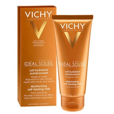 VICHY CAPITAL SOLEIL Lait hydratant Auto Bronzant Tube de 100 ml VICHY CAPITAL SOLEIL Lait hydratant Auto Bronzant Tube de 100 ml