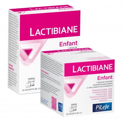 PILEJE LACTIBIANE enfant Boite de 30 sachets PILEJE LACTIBIANE enfant Boite de 30 sachets