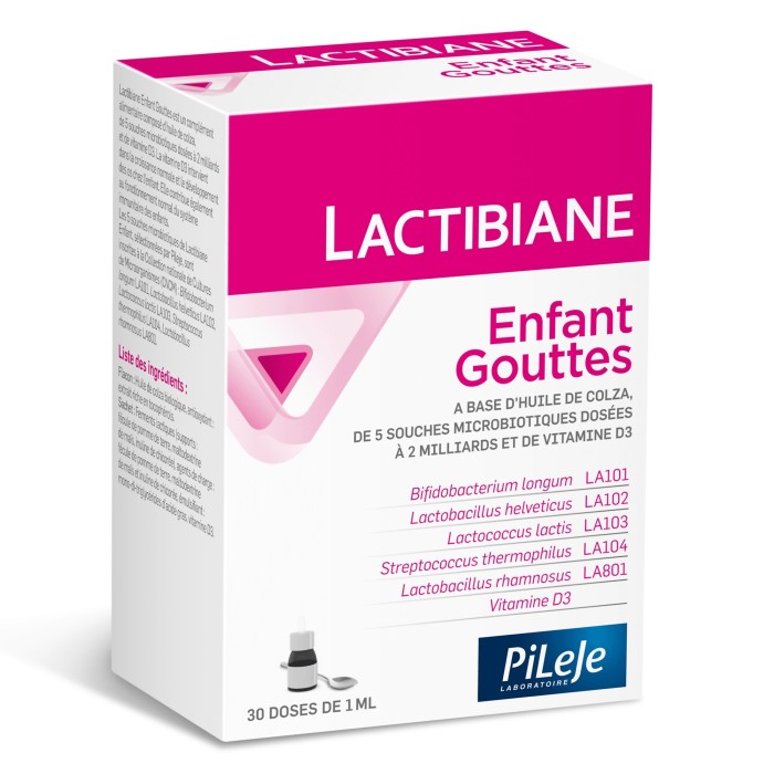 PILEJE LACTIBIANE enfant Flacon de 30 ml