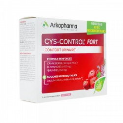 ARKOPHARMA CYS CONTROL FORT Boite de 10 sachets + 5 sticks à diluer ARKOPHARMA CYS CONTROL FORT Boite de 10 sachets + 5 sticks à diluer