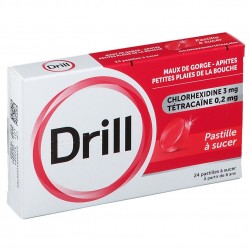 DRILL Pastilles à sucer à la tétracaïne Boite de 24