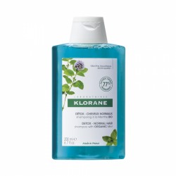 KLORANE DETOX Shampooing à la menthe Bio Flacon de 200 ml