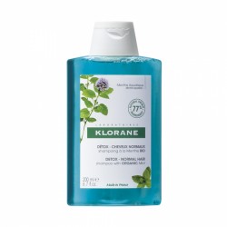 KLORANE DETOX Shampooing à la menthe Bio Flacon de 200 ml KLORANE DETOX Shampooing à la menthe Bio Flacon de 200 ml