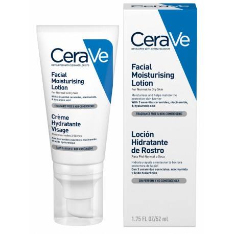 CeraVe Crème Hydratante Visage Tube de 52 ml