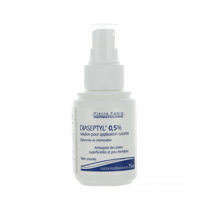 DIASEPTYL 0.5 % Solution antiseptique Flacon de 75 ml DIASEPTYL 0.5 % Solution antiseptique Flacon de 75 ml