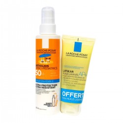 LA ROCHE POSAY Anthelios Dermo-pediatrics Spray invisible 50 + Flacon de 200 ml + huile lavante LIPIKAR AP+ 100ml offerte LA ROCHE POSAY Anthelios Dermo-pediatrics Spray invisible 50 + Flacon de 200 ml + huile lavante LIPIKAR AP+ 100ml offerte