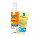 LA ROCHE POSAY Anthelios Dermo-pediatrics Spray invisible 50 + Flacon de 200 ml + huile lavante LIPIKAR AP+ 100ml offerte