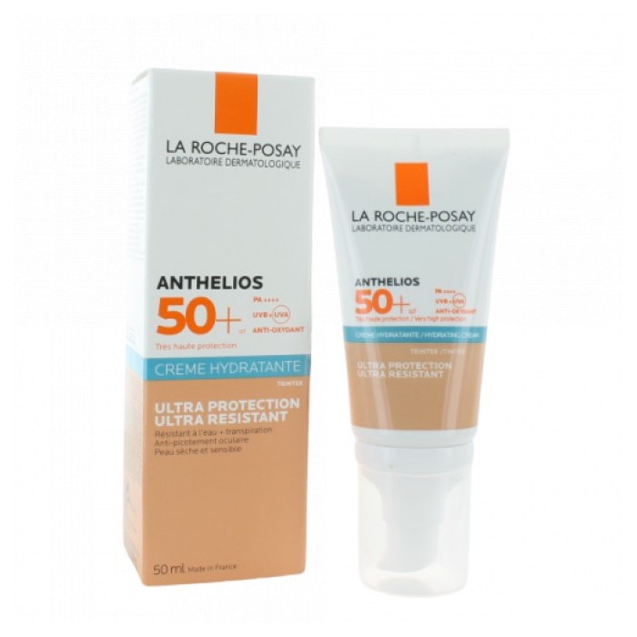 LA ROCHE POSAY ANTHELIOS 50 + Crème hydratante teintée Tube de 50 ml