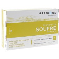 GRANIONS DE SOUFFRE 19.5 MG / 2 ML Boite de 30 ampoules buvables