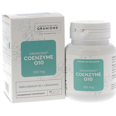Laboratoires des GRANIONS COENZYME Q10  boites de 30 gélules