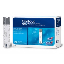CONTOUR NEXT Bandelette pour lecteur de glycémie Boite de 100 CONTOUR NEXT Bandelette pour lecteur de glycémie Boite de 100