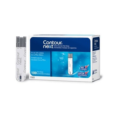 CONTOUR NEXT Bandelette pour lecteur de glycémie Boite de 100
