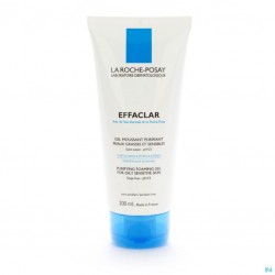 LA ROCHE POSAY EFFACLAR Gel moussant Tube de 200ml LA ROCHE POSAY EFFACLAR Gel moussant Tube de 200ml