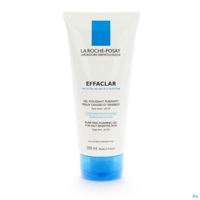 LA ROCHE POSAY EFFACLAR Gel moussant Tube de 200ml