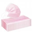 Masque chirurgical adulte couleur rose boite de 50