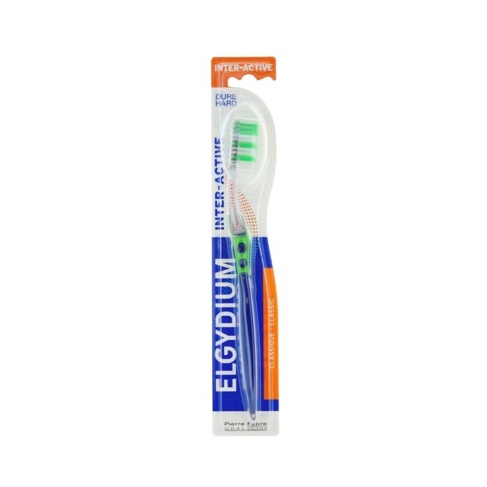 ELGYDIUM INTER ACTIVE brosse a dents dure ELGYDIUM INTER ACTIVE brosse a dents dure