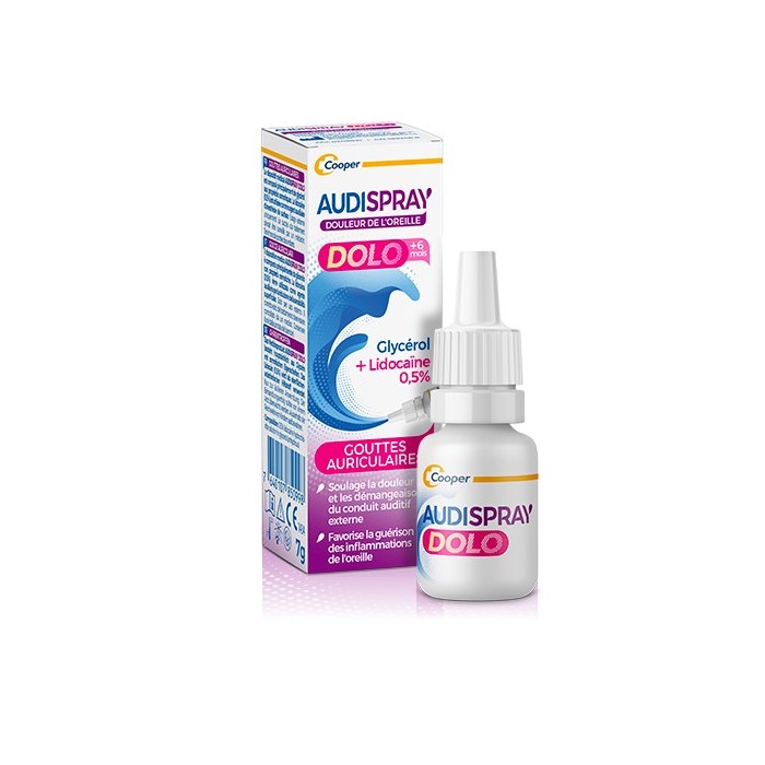 AUDISPRAY DOLO Gouttes auriculaires Tube de 7 grammes