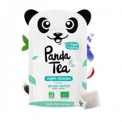 PANDA TEA NIGHT CLEANSE Parfum menthe Paquet de 28 sachets PANDA TEA NIGHT CLEANSE Parfum menthe Paquet de 28 sachets