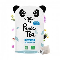 PANDA TEA SLEEP WELL Parfum caramel-fruit de la passion Paquet de 28 sachets PANDA TEA SLEEP WELL Parfum caramel-fruit de la passion Paquet de 28 sachets