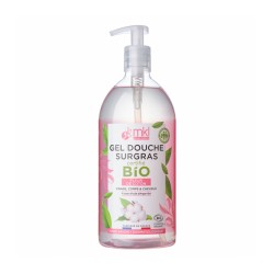 MKL Gel douche surgras BIO fleur de coton Flacon pompe de 1 litre MKL Gel douche surgras BIO fleur de coton Flacon pompe de 1 litre