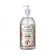 MKL Gel douche surgras BIO au lait d'ânesse Flacon pompe de 1 litre