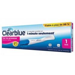 CLEARBLUE Test de Grossesse Détection rapide Résultat en 1 minute CLEARBLUE Test de Grossesse Détection rapide Résultat en 1 minute
