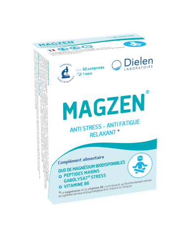 Dielen MAGZEN Anti stress - Anti fatigue - relaxant Boite de 60 comprimés