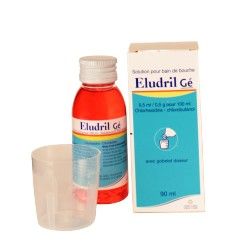 ELUDRIL Gé 0,5ml/0,5g 100 ml Solution pour bain de bouche Flacon de 90ml