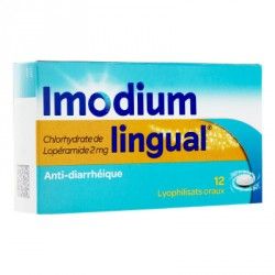 IMODIUMLINGUAL 2mg Lyophilisat oral Plaquete de 12